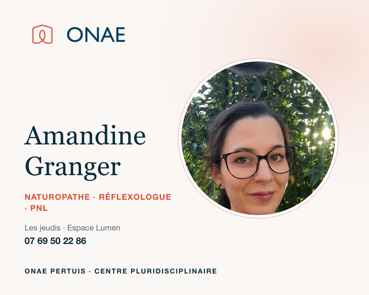 Amandine Granger — Naturopathe · Réflexologue · Praticienne en PNL
