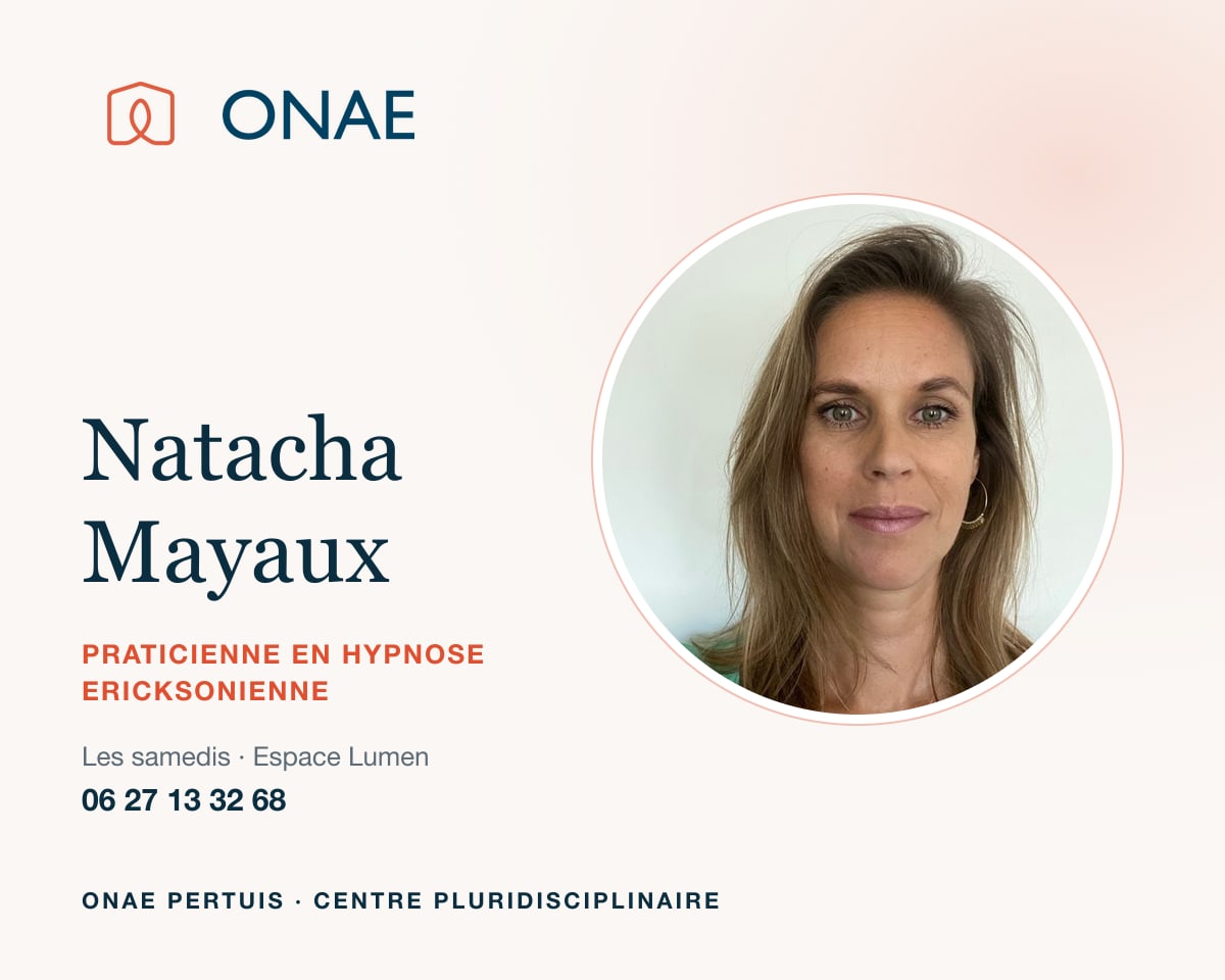 Natacha Mayaux — Praticienne en hypnose Ericksonienne