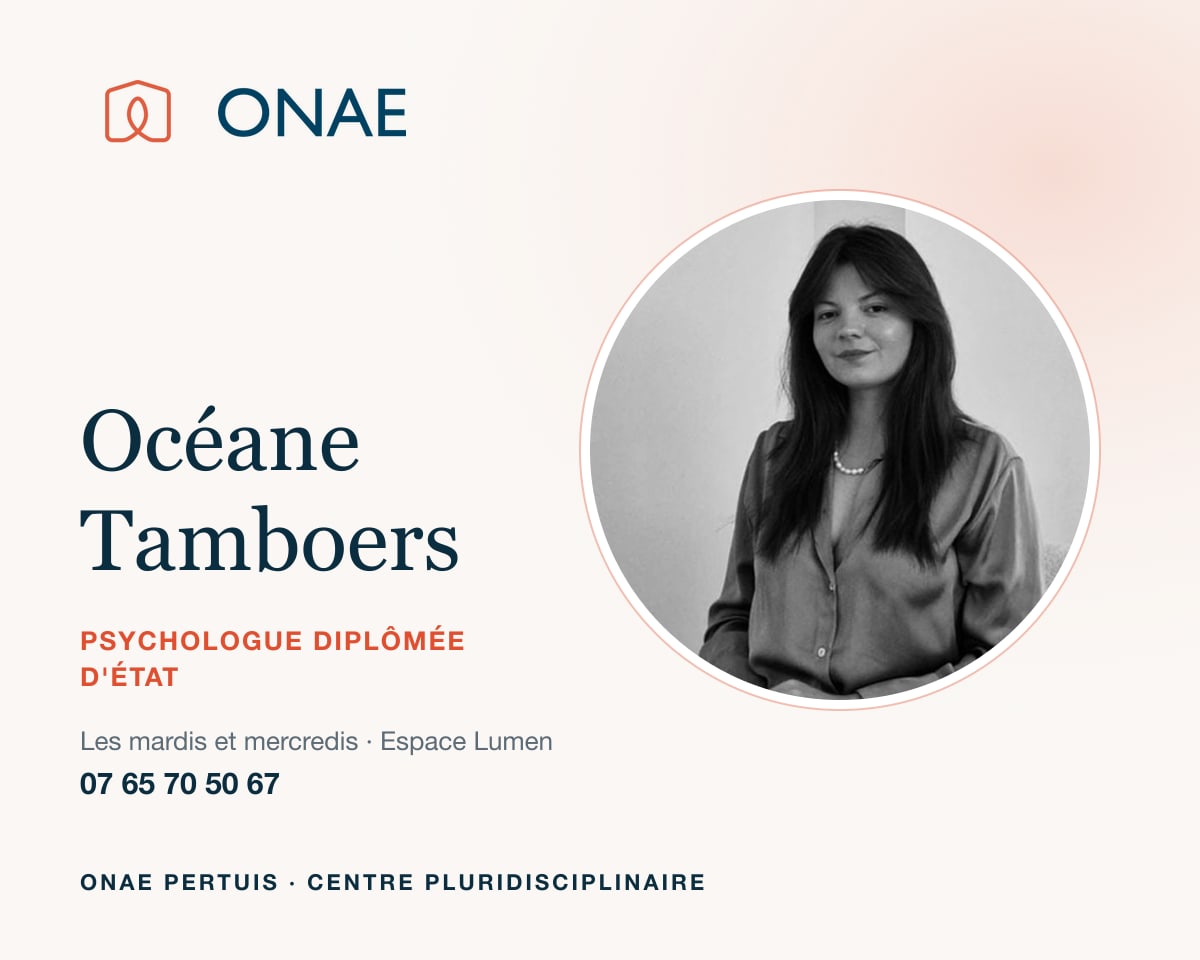 Océane Tamboers — Psychologue diplômée d'État