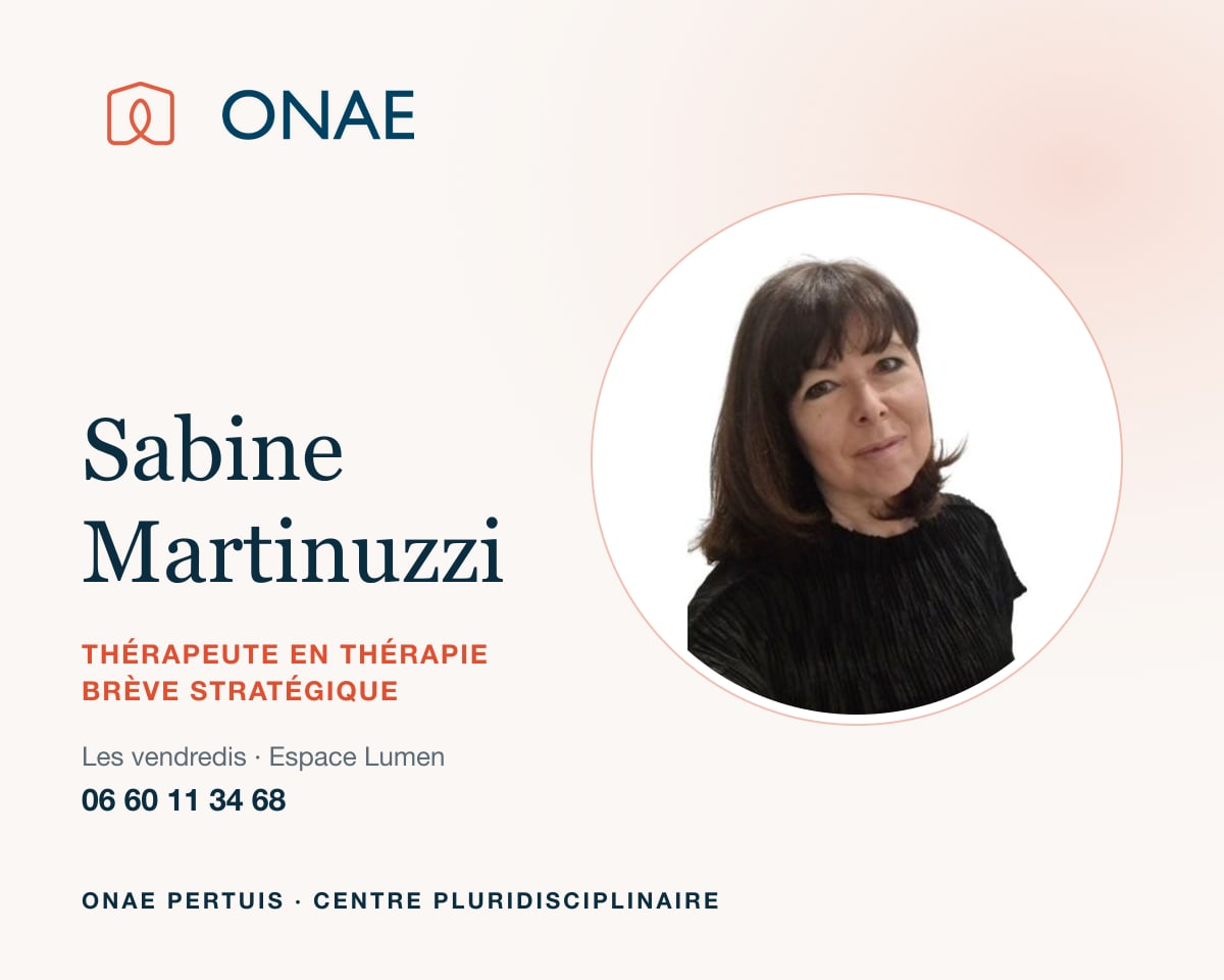 Sabine Martinuzzi — Thérapeute en thérapie brève stratégique